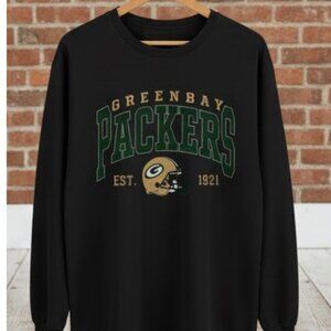 Green B 1921 Crewneck Sweatshirt Black